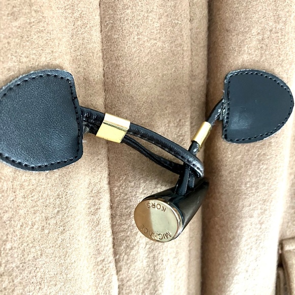 Michael Kors Camel Toggle Wool Hood Coat Size 10 - Picture 5 of 8